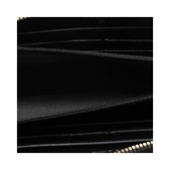 Pre Loved Chanel Tweed Zip Around Wallet Women Gray Long Wallets - Picture 6 of 8